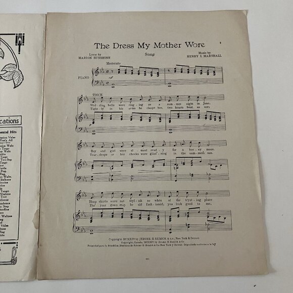 1910s Vintage Sheet Music All Alone - He May Be Old, But He’s Got Young Ideas - Picture 16 of 16